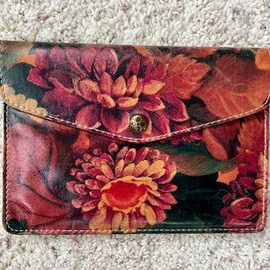 Patricia Nash Leather Clutch.
